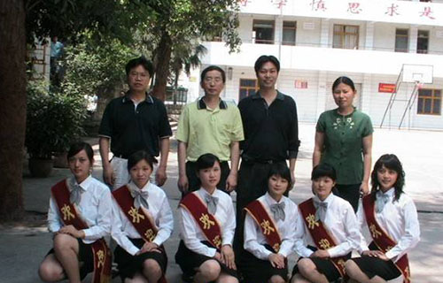 学生合影
