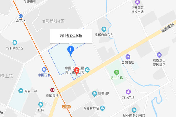 四川省卫生学校地址及乘车路线
