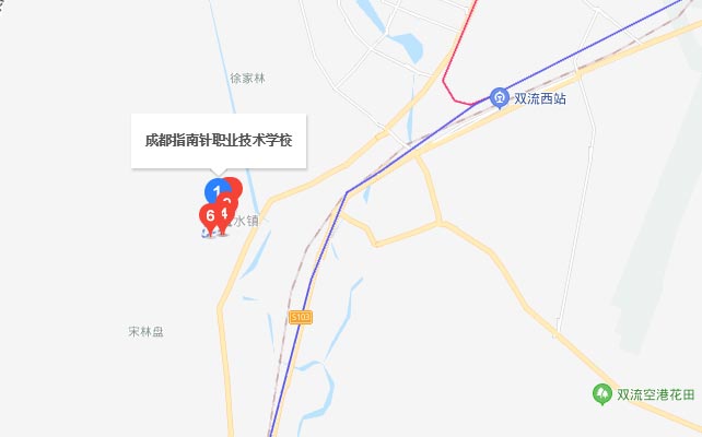 成都指南针职业技术学校地址在哪里