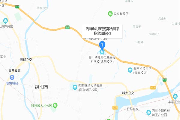 四川幼儿师范高等专科学校地址在哪