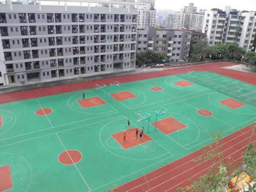 重庆两江职业教育中心大门