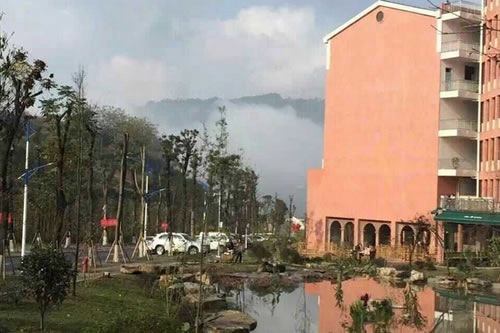 重庆艺术学校江北校区鸟瞰图