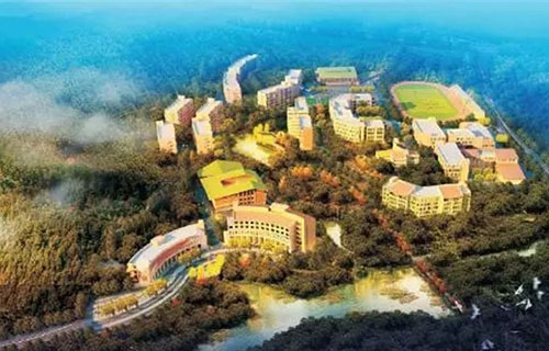 贵州省邮电学校全景鸟瞰