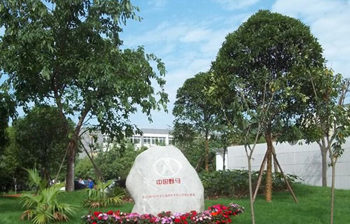 成都汽车职业技术学校（龙泉汽车学校）校园小草坪