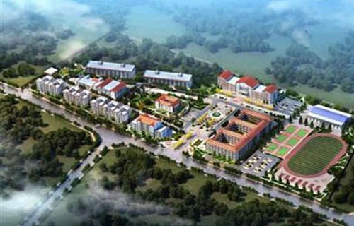 丹寨县民族职业技术学校校园鸟瞰图