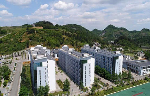 金沙县中等职业学校校园全景图