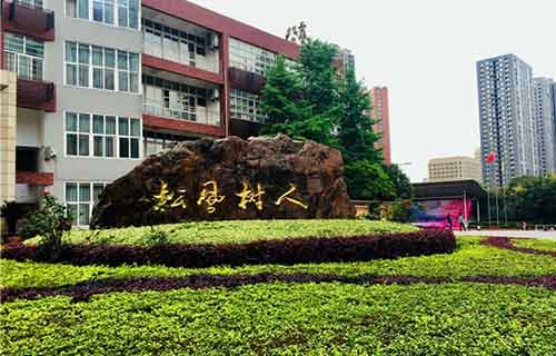 重庆市松树桥中学校门