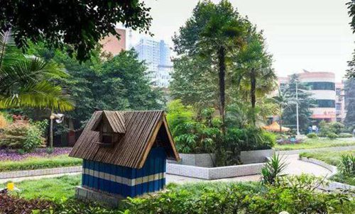 重庆市科能高级技工学校校园台阶