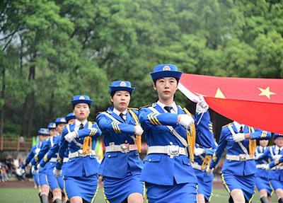 重庆青年职业技术学院女子国旗班