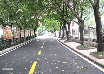 重庆市工业学校林荫大道