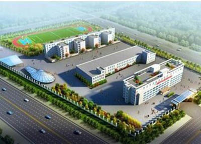 宁南职业技术学校俯视图