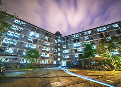 重庆城市管理职业学院学校夜景